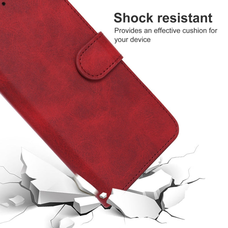 For Tecno Pop 5 LTE 4G Phone Leather Case Calf Texture Wallet Stand Cell Phone Cover with Strap For Tecno Pop 5 LTE 4G Phone Leather Case Calf Texture Wallet Stand Cell Phone Cover with Strap